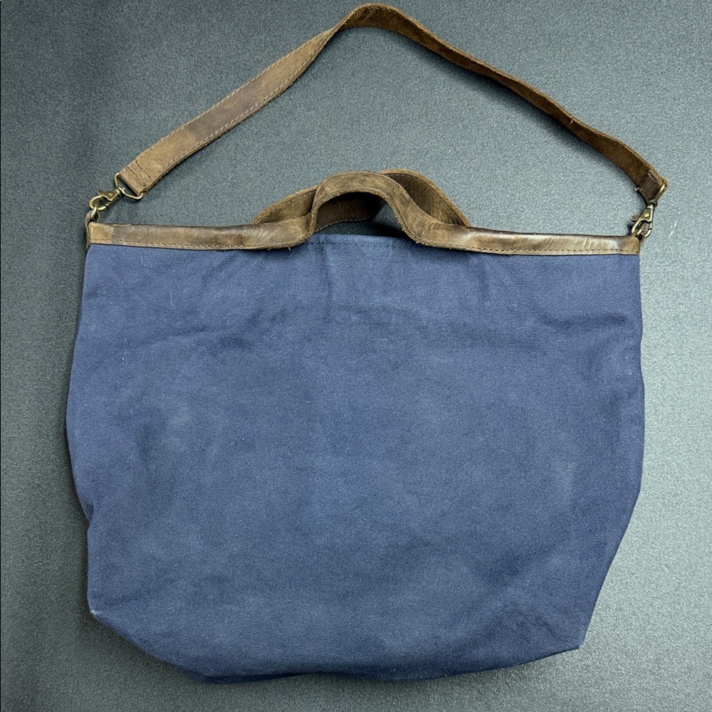 Jo Navy Blue Tote Bag